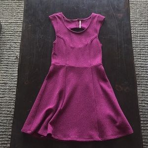 Purple Key Hole Dress